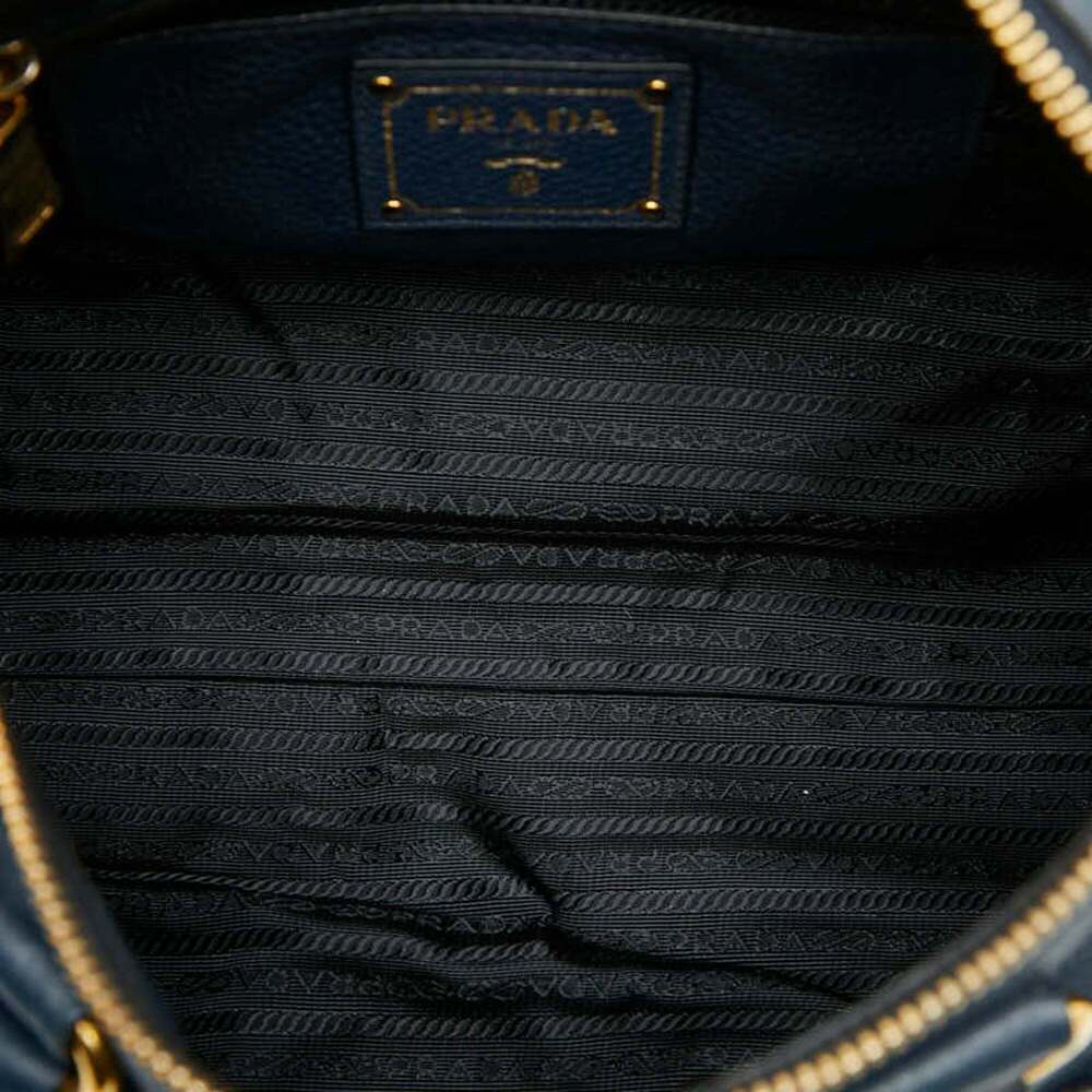 PRADA Black Leather Shoulder Bag - Picture 11 of 12